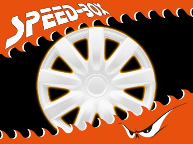 Radkappen Satz Alabama 14" Weiss 