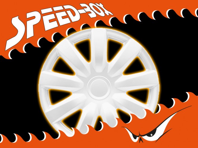 Radkappen Satz Alabama 14" Weiss 